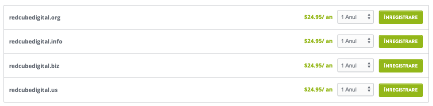 Extensii de domeniu de la Strikingly