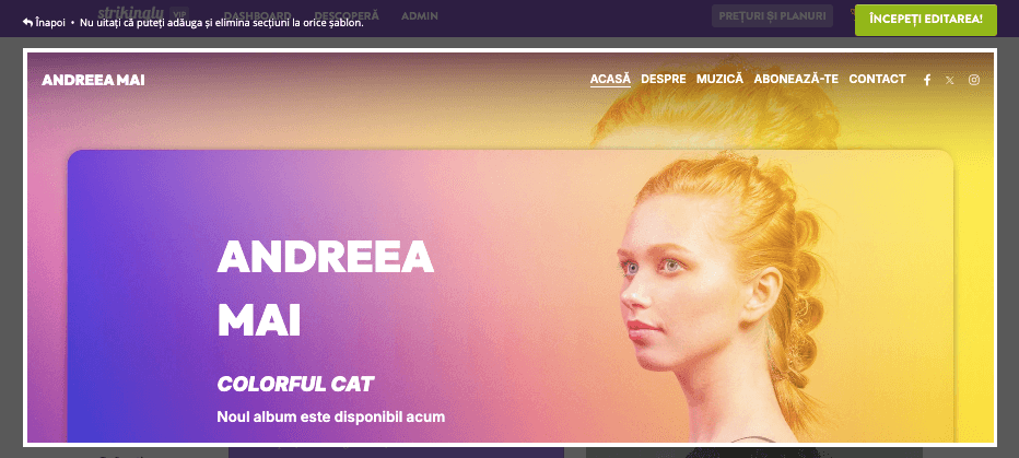 Sfaturi de copywriting pentru Strikingly - Crează apeluri la acțiune persuasive (CTAs)