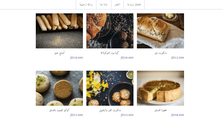 قالب متجر بسيط مع دردشة مباشرة