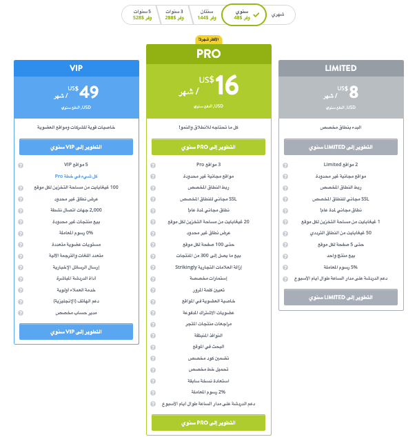 الصفحة الرئيسية لموقع Strikingly - سجل في Strikingly