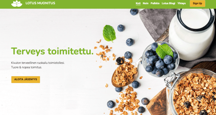 Lotus Catering -malli