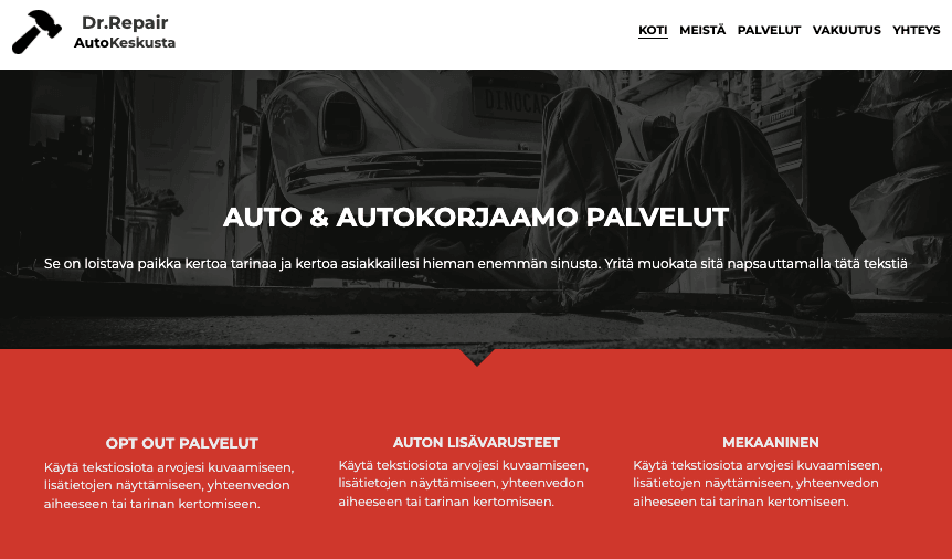 Rakenna edullinen verkkosivusto Strikinglyn avulla