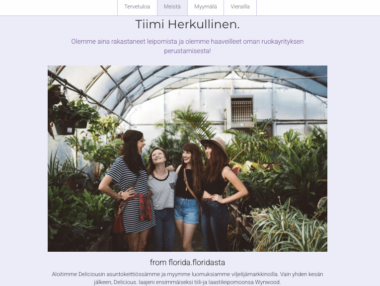 Minimalistinen Kauppamalli