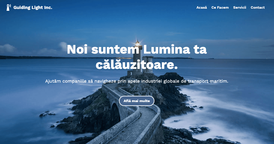 Afacere Zine Șablon de site web de la Strikingly