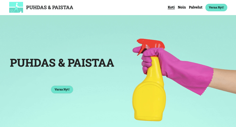 Clean & Shine: Ammattimainen palvelumalli Strikinglylta