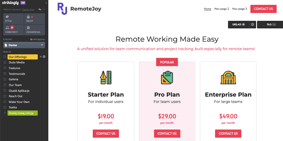 Jak Strikingly może pomóc w SEO dla dochodowej niszy - Tworzenie treści