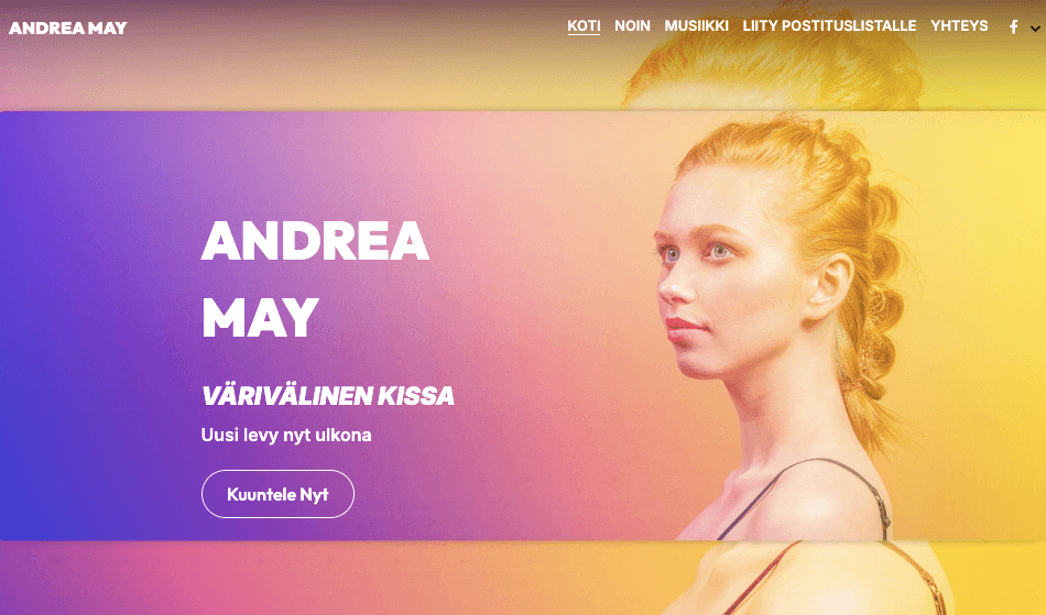 Andrea May Template Strikinglystä