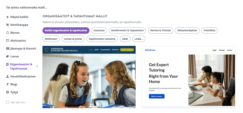Ominaisuudet hämmästyttävän nopeasta pääsivun latautumisesta huippusuorituskyvyn saavuttamiseksi - optimoidut mallit