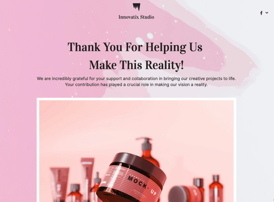 Șablon de pagini splash Innovatix Studio