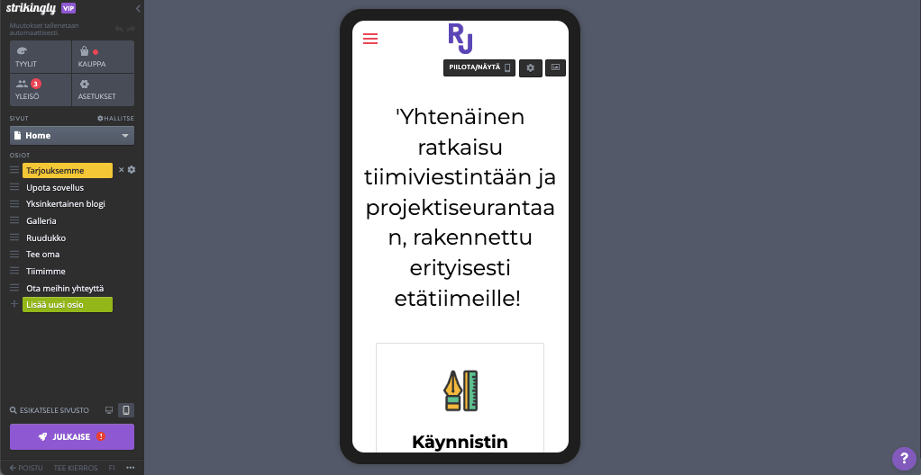 Ominaisuudet silmiinpistävästi tuolla pääsivun nopeudella huippusuorituskyvyn saavuttamiseksi - Responsiivinen suunnittelu