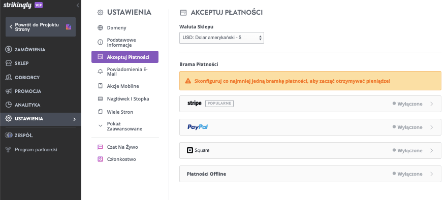 Jak zwiększyć sprzedaż w e-commerce dzięki Strikingly – oferuj wiele opcji płatności