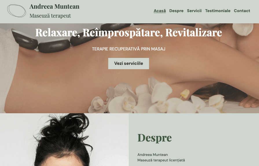 Elemente cheie ale designului de site cu o singură pagină