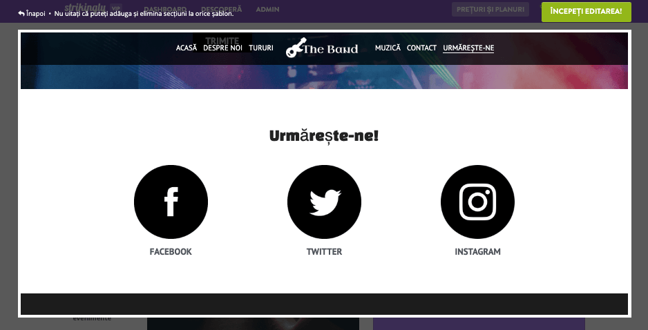 Integrarea social media 