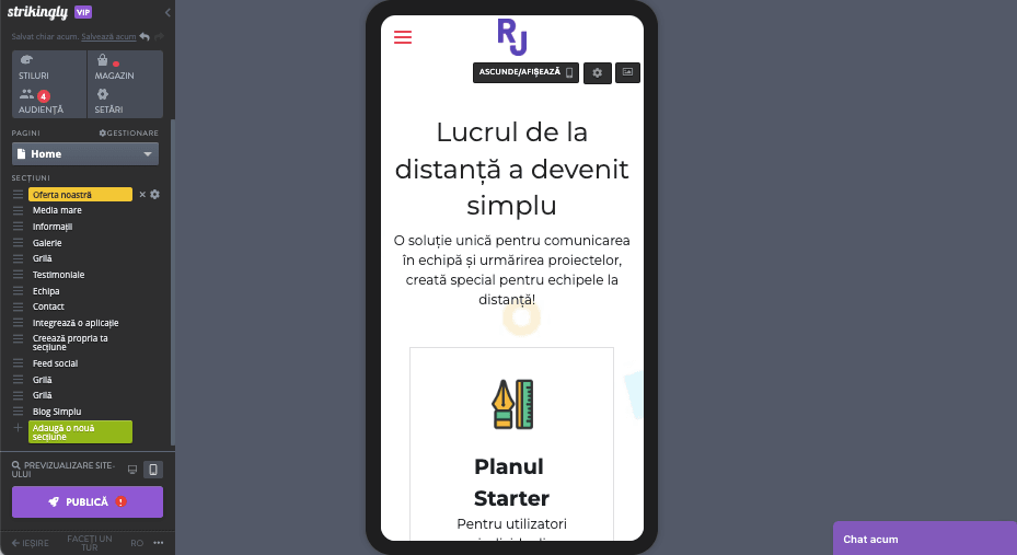 Cum să crești traficul pe site cu Strikingly - optimizează pentru mobil
