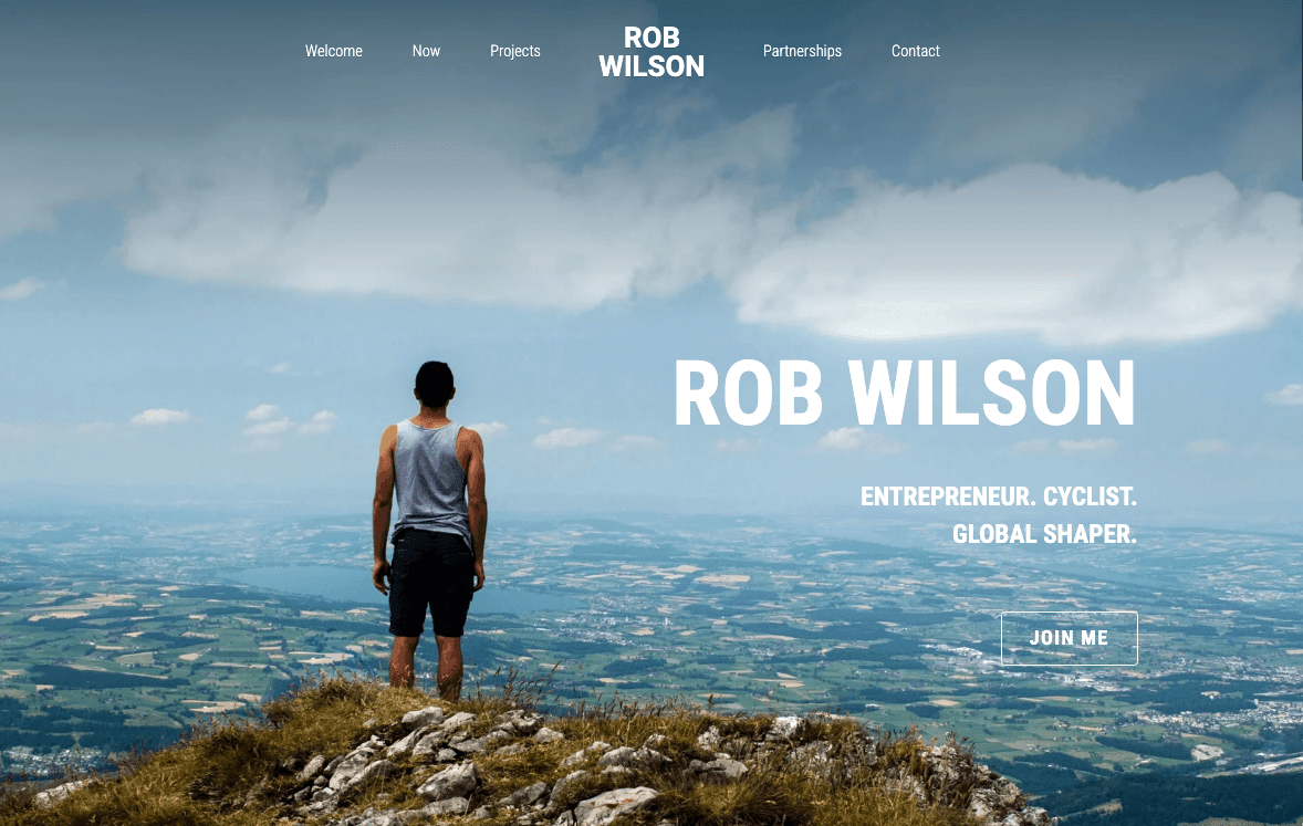 Jasny Szablon od Strikingly