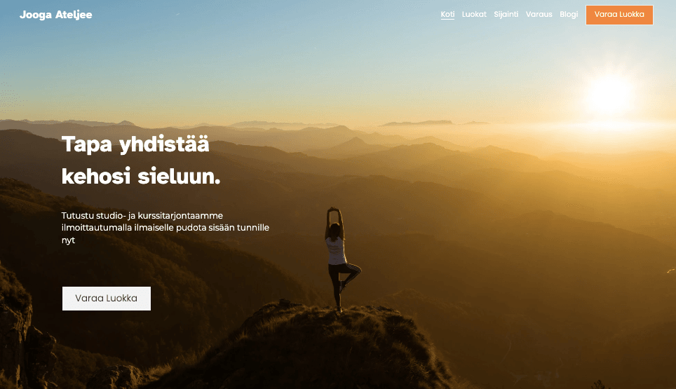Jooga-liiketoimintamalli Strikinglyltä