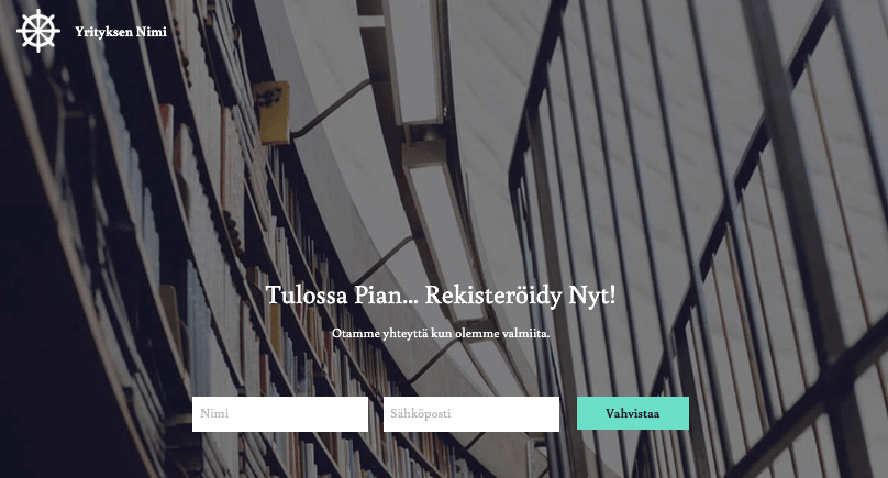 Yksinkertainen kansiverkkosivustomalli Strikinglyltä
