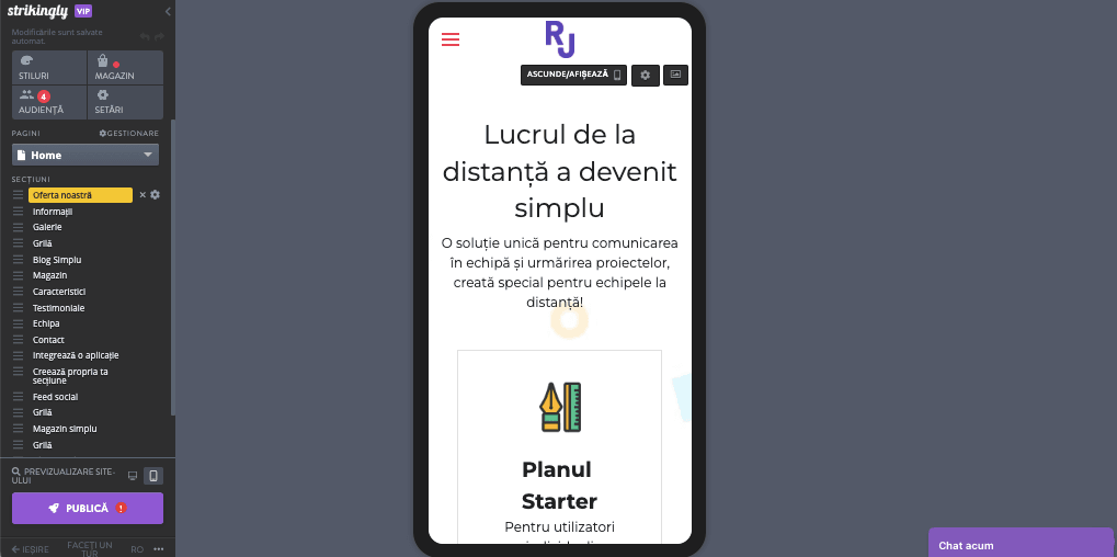 Cum folosești tendințele în designul logo-urilor pe Strikingly - Testează și iterează