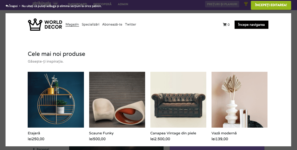 Pagina produsului - Imagini de produs de înaltă calitate