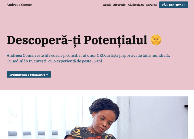 Template de afaceri Andrea Consulting