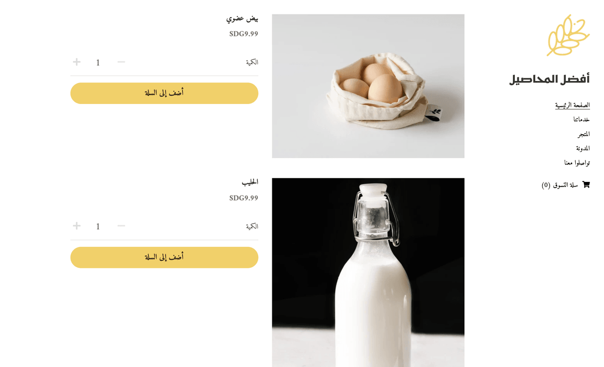 إعداد عملك التجاري عبر الإنترنت
