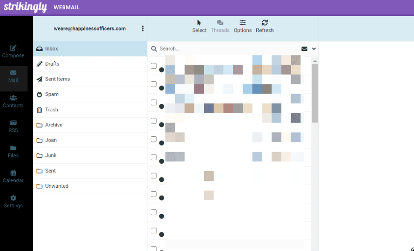 Strikingly Webmail Saapuneet