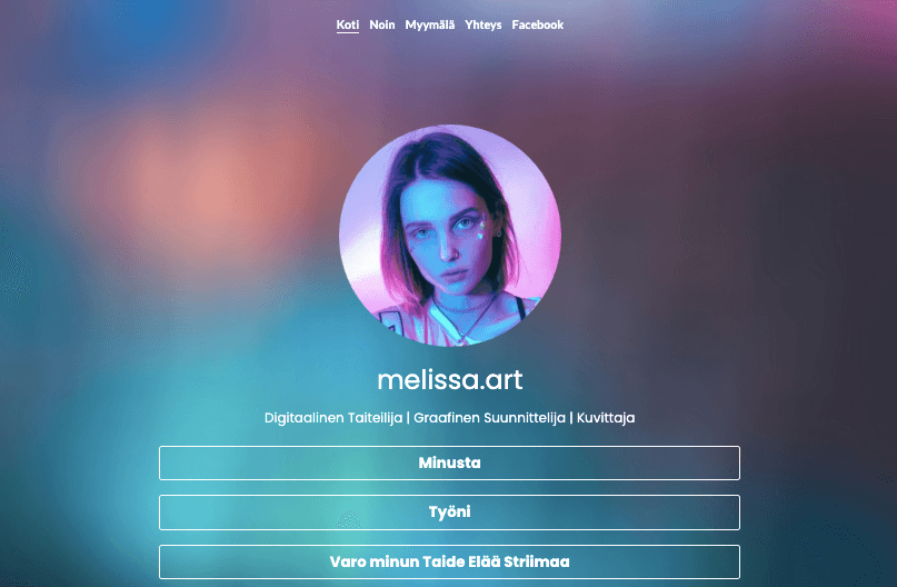 Melissa.Art Digital Creator -mallipohja Strikinglyltä