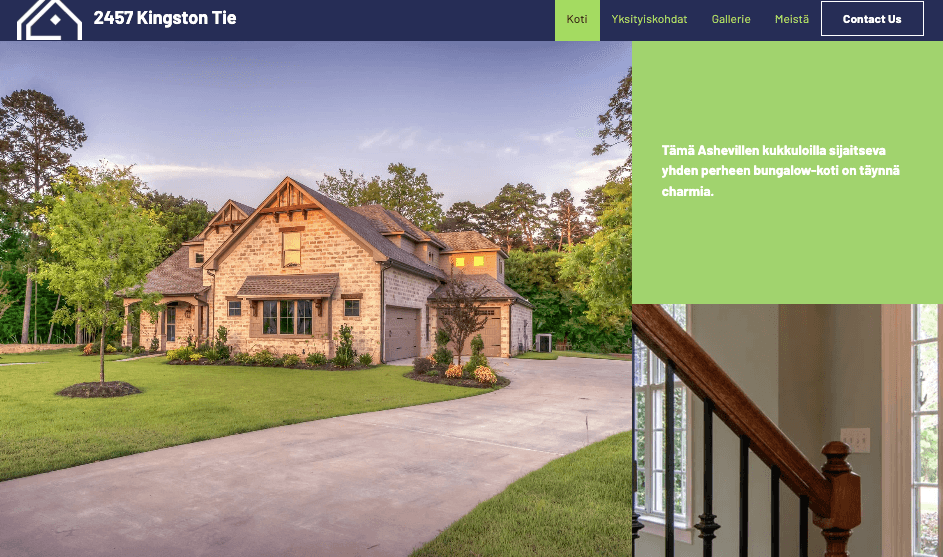 Kingston Road Real Estate Template Strikinglyltä