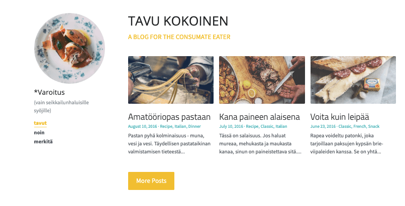 Strikingly: Pieni mutta tehokas malli