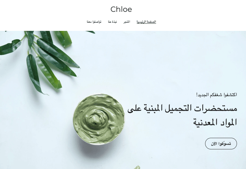 قالب Chloe Makeup