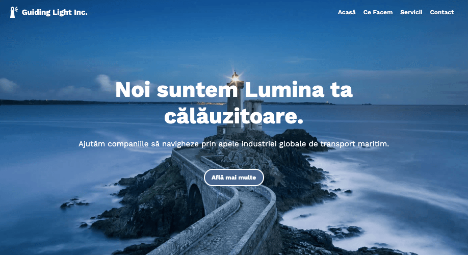 Șablon Zine de la Strikingly