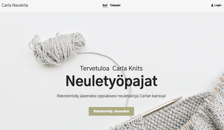 Kuva otettu Strikinglystä - Carla Knits -malli 