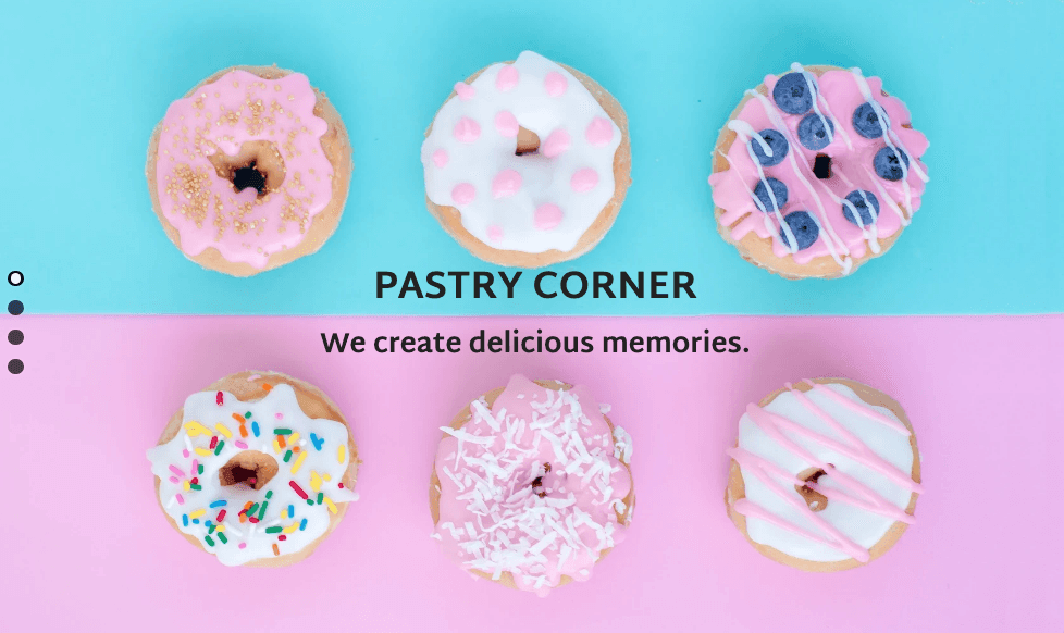 Szablon Pastry Corner