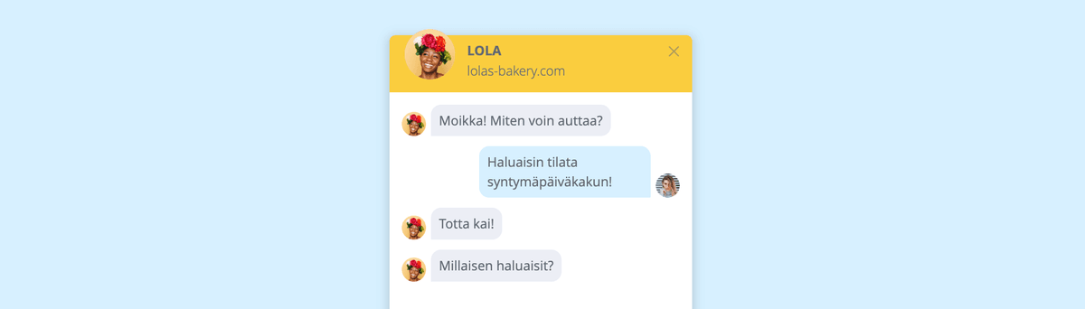 Strikinglyn Livechat-ominaisuus