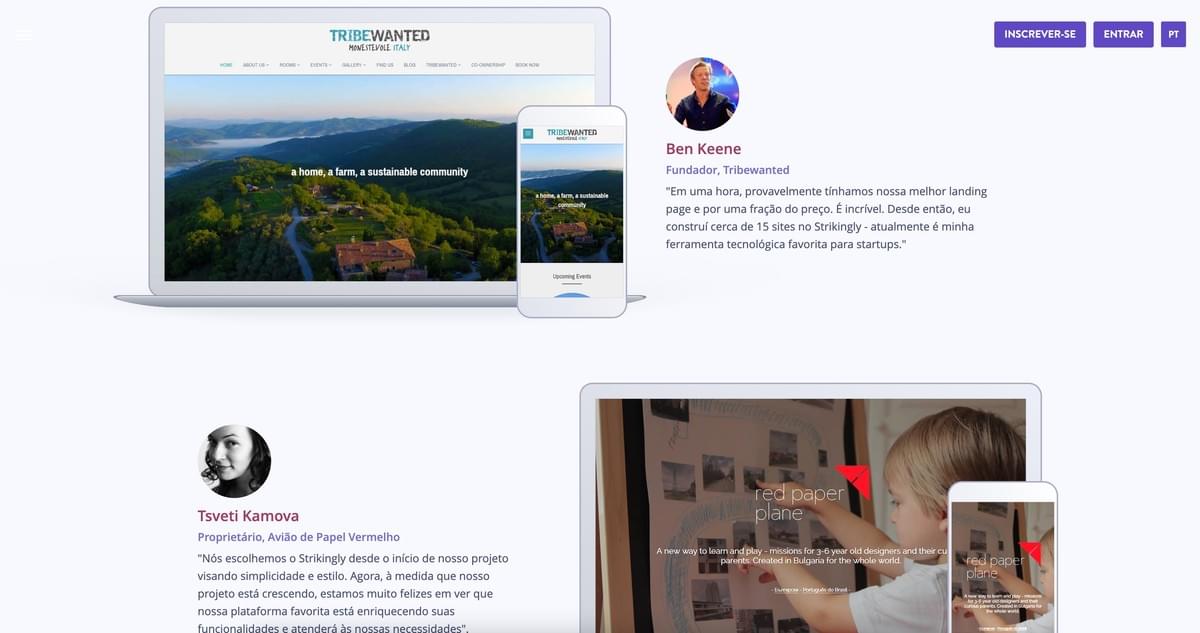 Comparação Imbatível de Criadoras de Páginas de Destino