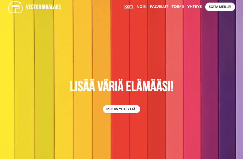 Vektorimaalausmalli kehotuspainikkeella