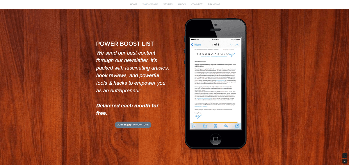 Zdjęcie pochodzi z Young and CEO