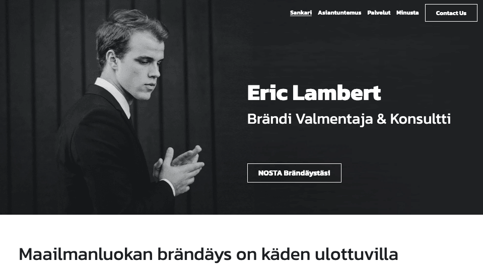 Brändivalmentajamalli Strikinglyltä