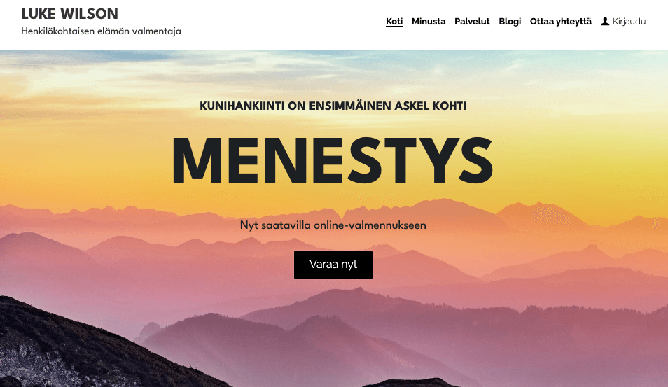 Henkilökohtainen Elämänvalmentaja: Ammattimainen Palvelumalli Strikinglyltä