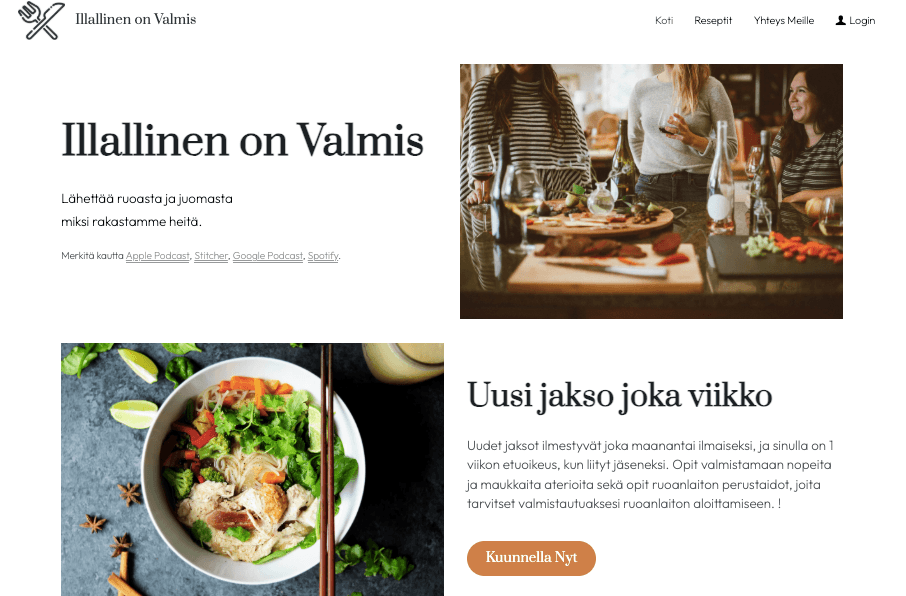 Dinner is Done -blogimalli Strikinglyltä