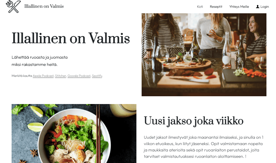 Dinner is Done -mallipohja Strikinglyltä