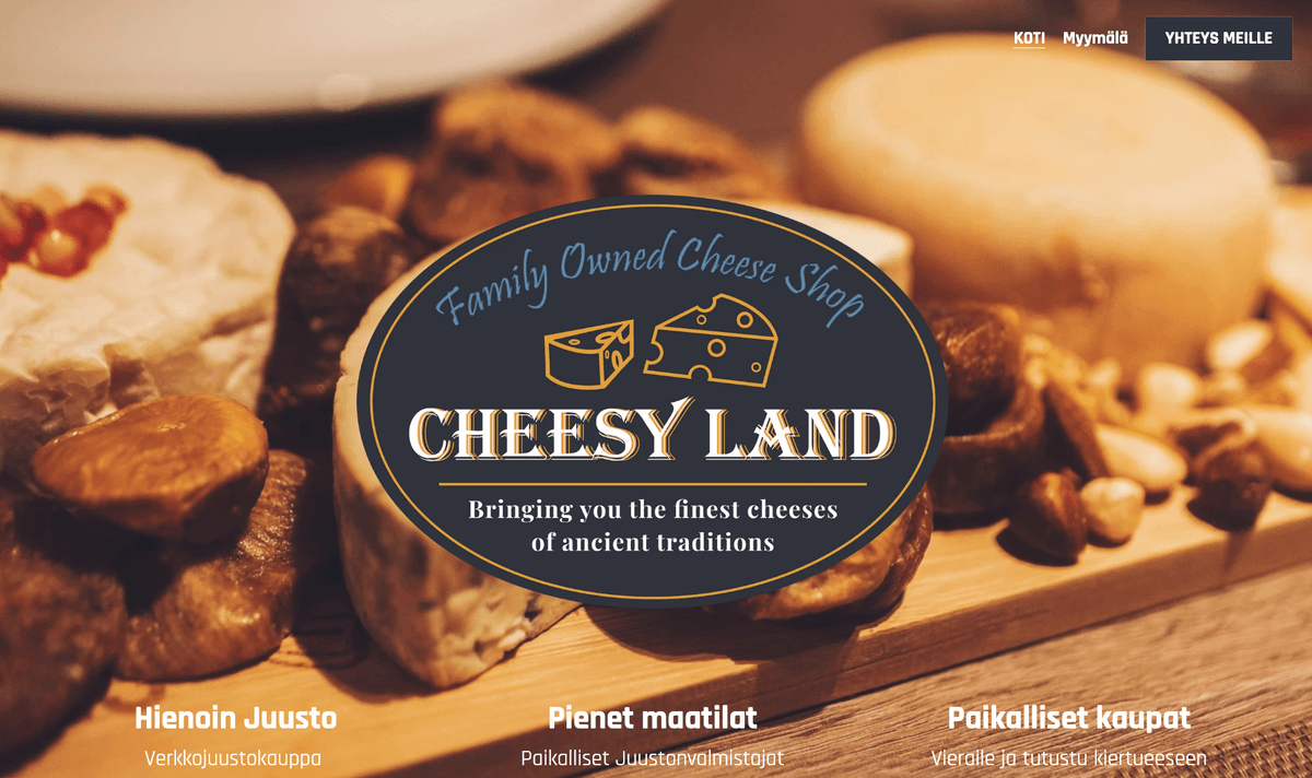 Cheesy Land -mallipohja Strikinglyltä