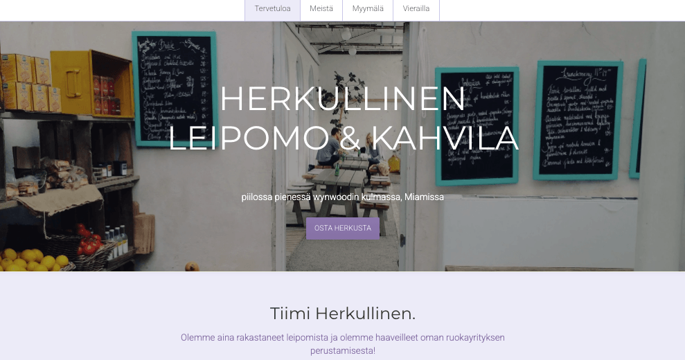 Minimal Store -malli Strikinglyltä