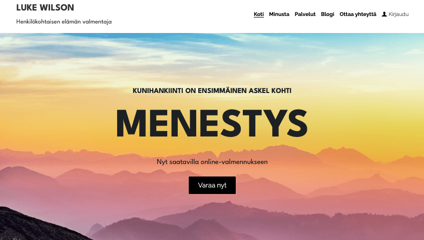 Luke Wilson -malli Strikinglyltä