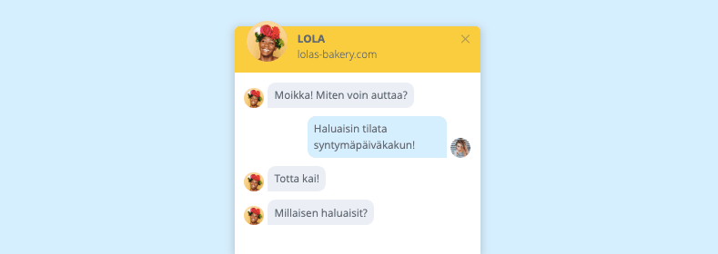 Strikinglyn Live Chat -ominaisuus