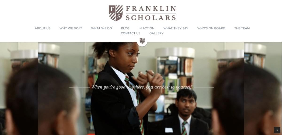 Imagem retirada de Franklin Scholars