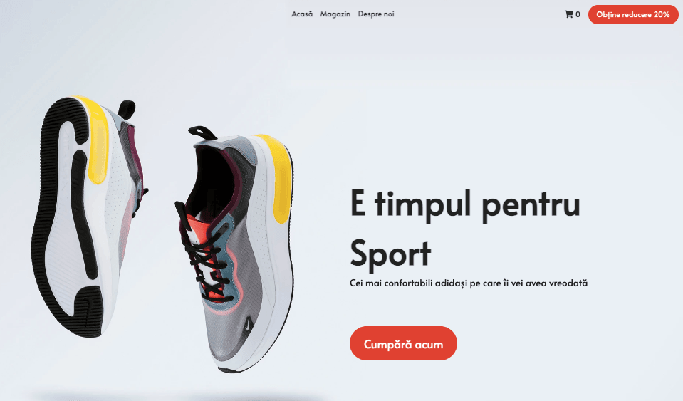 Exemple de design remarcabil al site-urilor de e-commerce