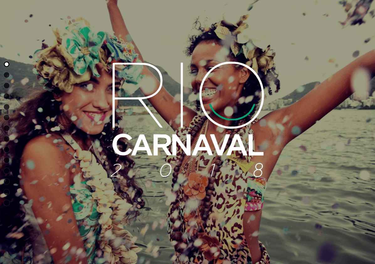 Imagine preluată de pe site-ul unui utilizator Strikingly - Rio Carnival