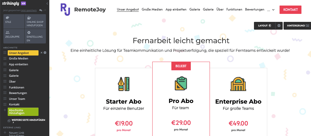 Vielseitige Inhalte teilen