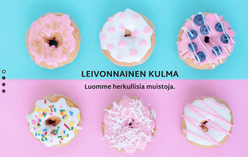 Strikingly: Leivonnaiskulman malli